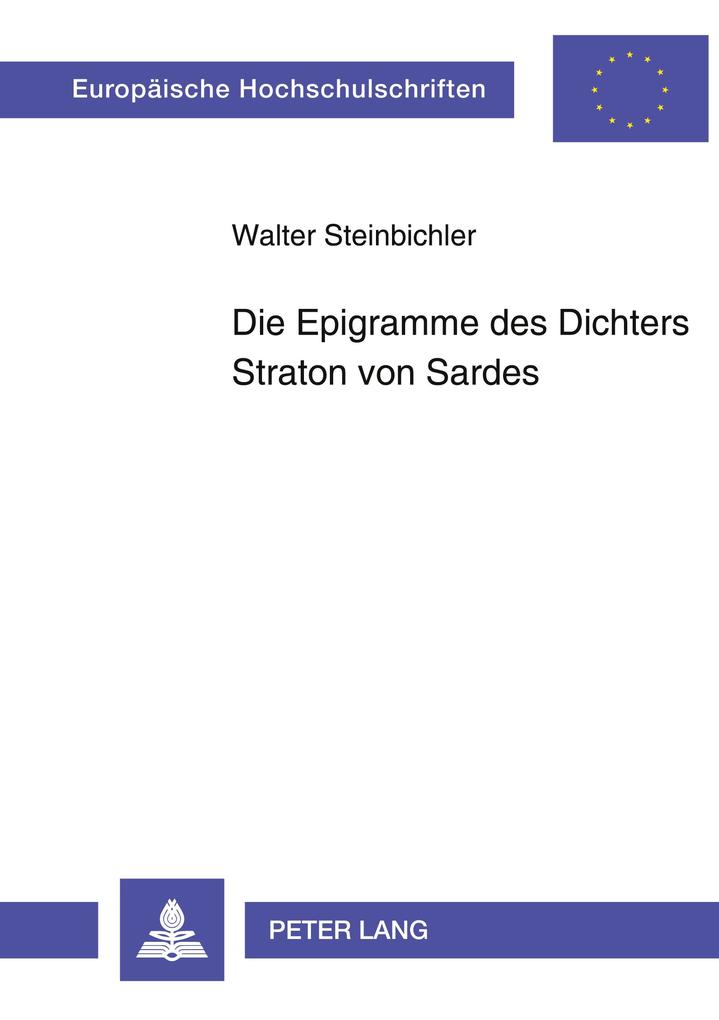 Die Epigramme des Dichters Straton von Sardes