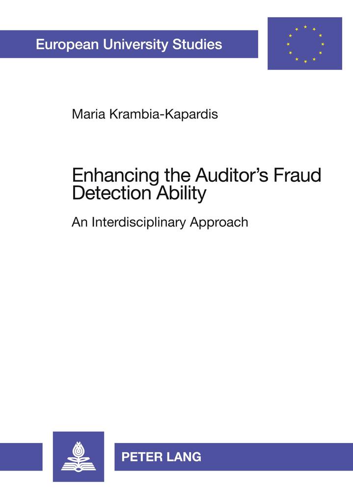 Enhancing the Auditor's Fraud Detection Ability