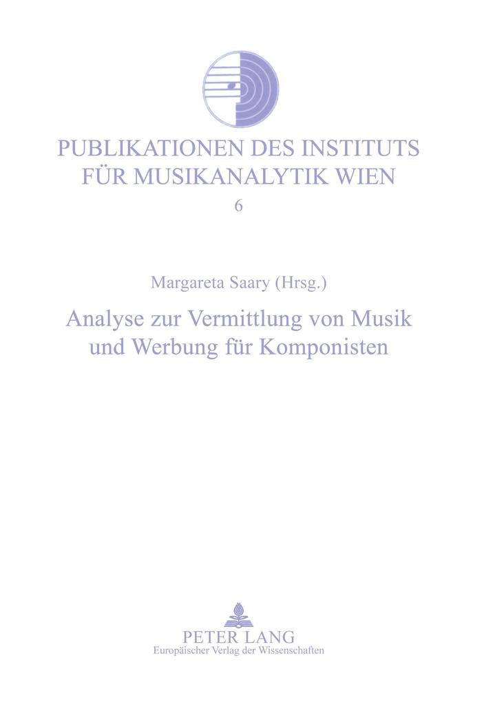 Analyse zur Vermittlung von Musik und Werbung für Komponisten