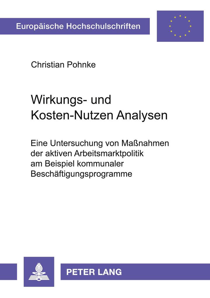 Wirkungs- und Kosten-Nutzen Analysen