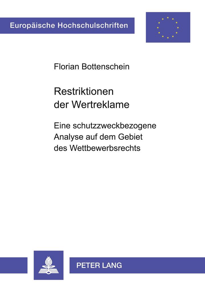 Restriktionen der Wertreklame