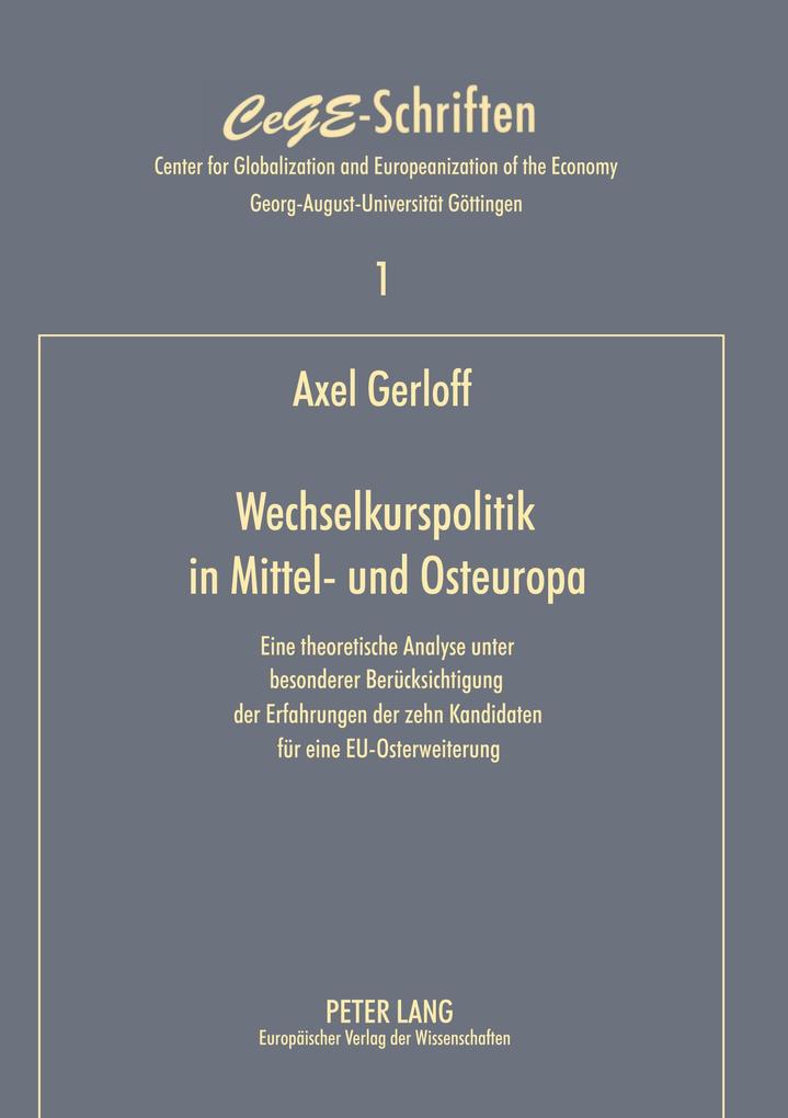 Wechselkurspolitik in Mittel- und Osteuropa