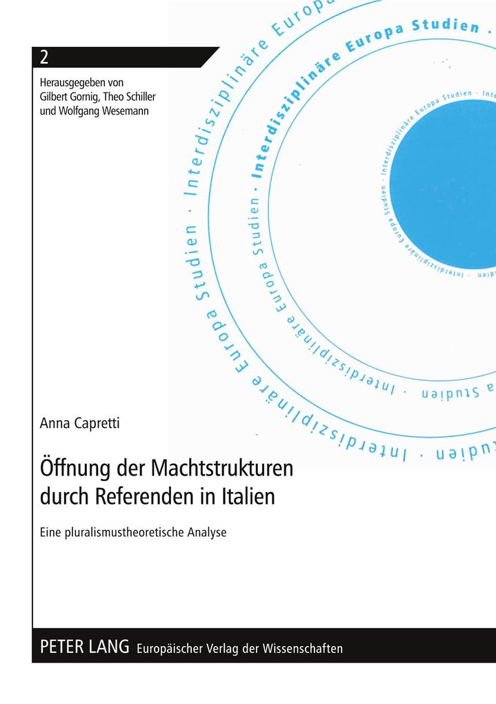 Öffnung der Machtstrukturen durch Referenden in Italien