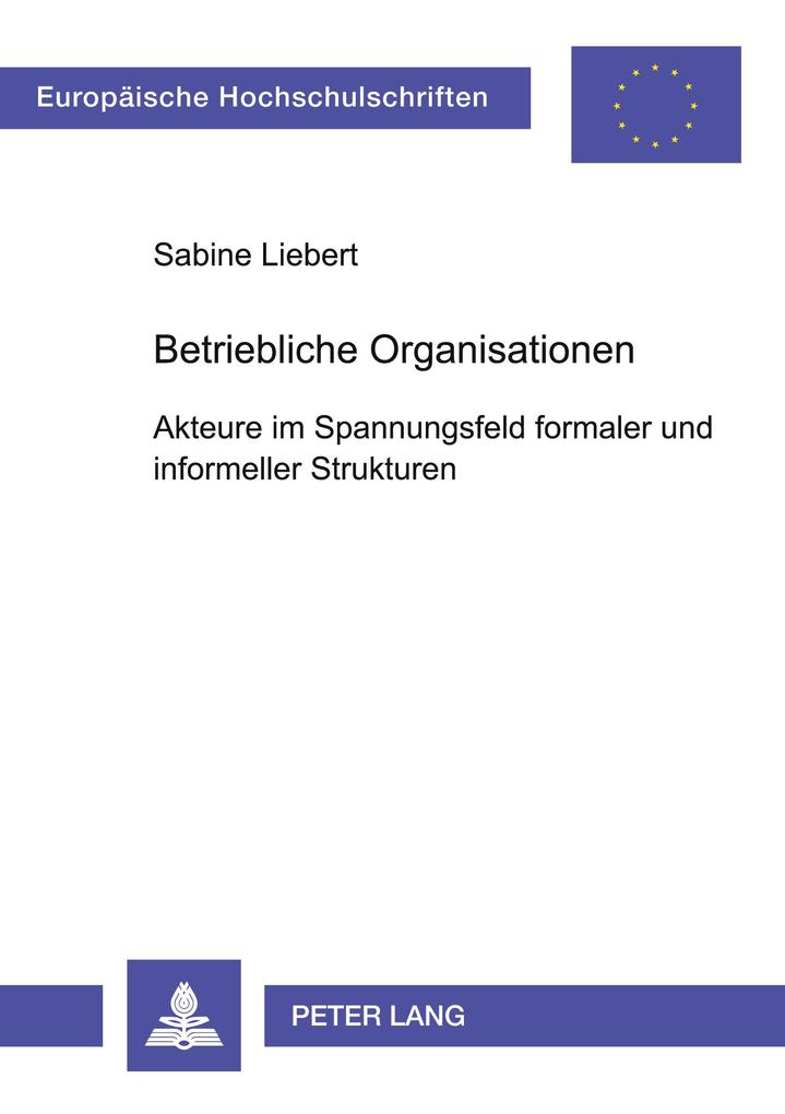 Betriebliche Organisationen