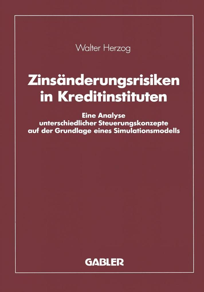 Zinsänderungsrisiken in Kreditinstituten