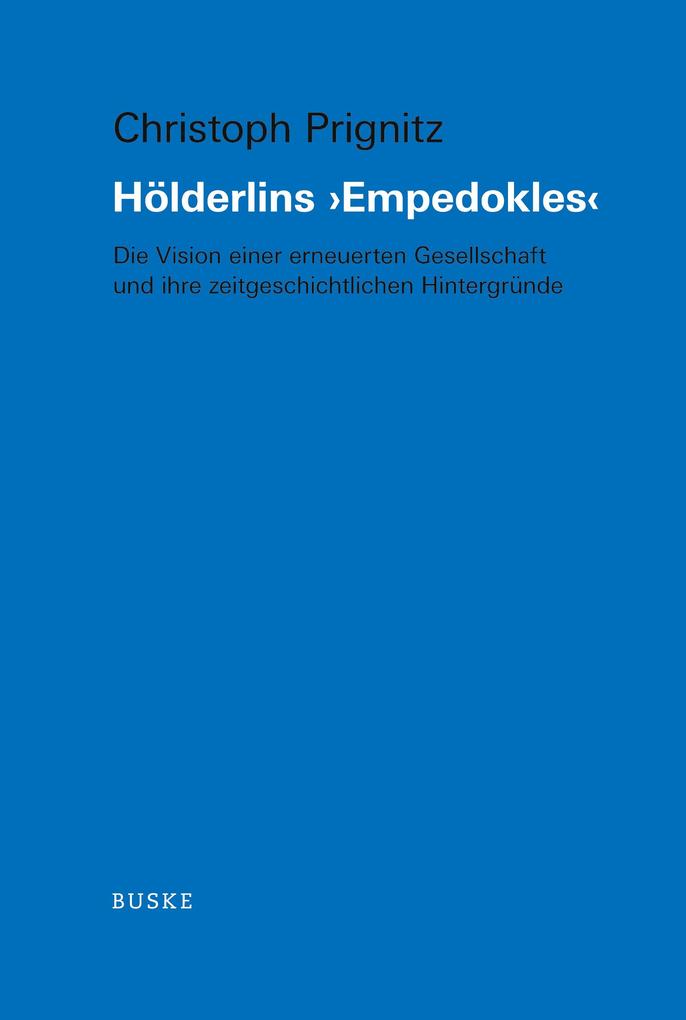Hölderlins 'Empedokles'