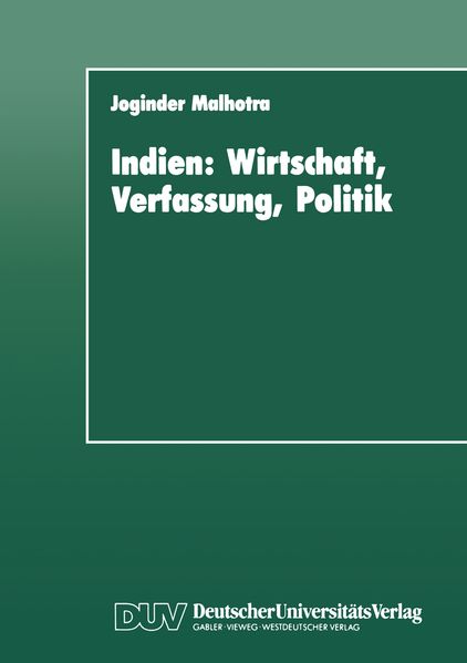 Indien: Wirtschaft Verfassung Politik