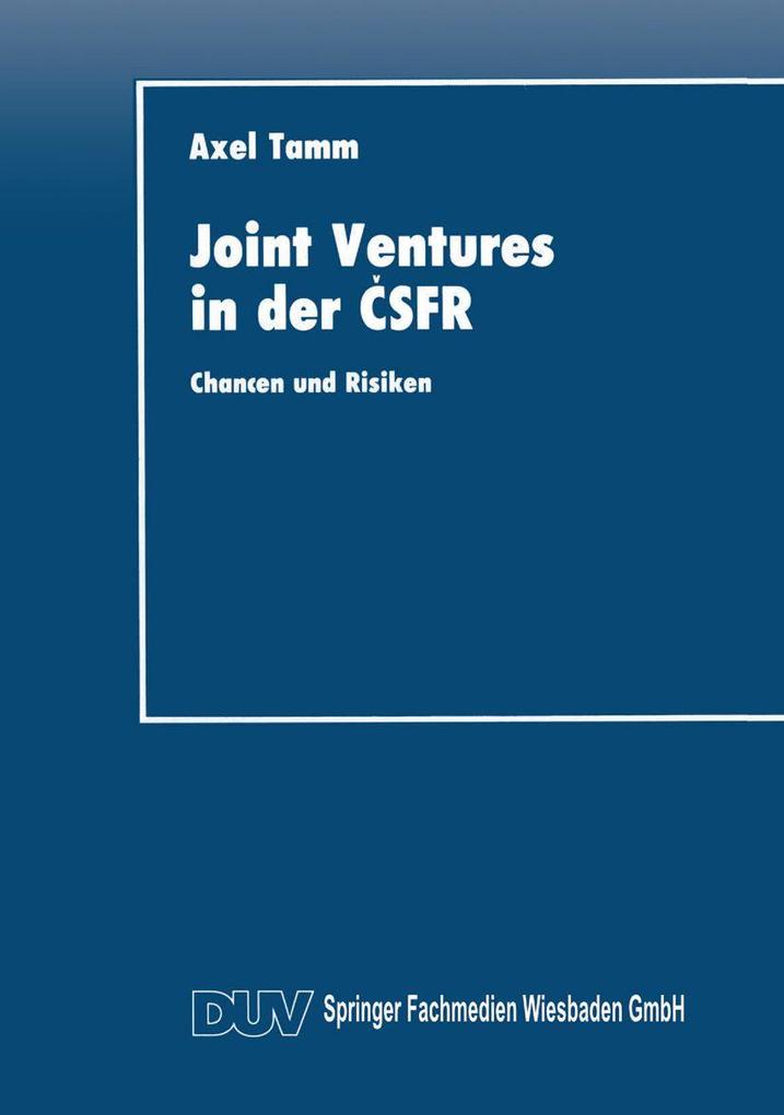 Joint Ventures in der SFR