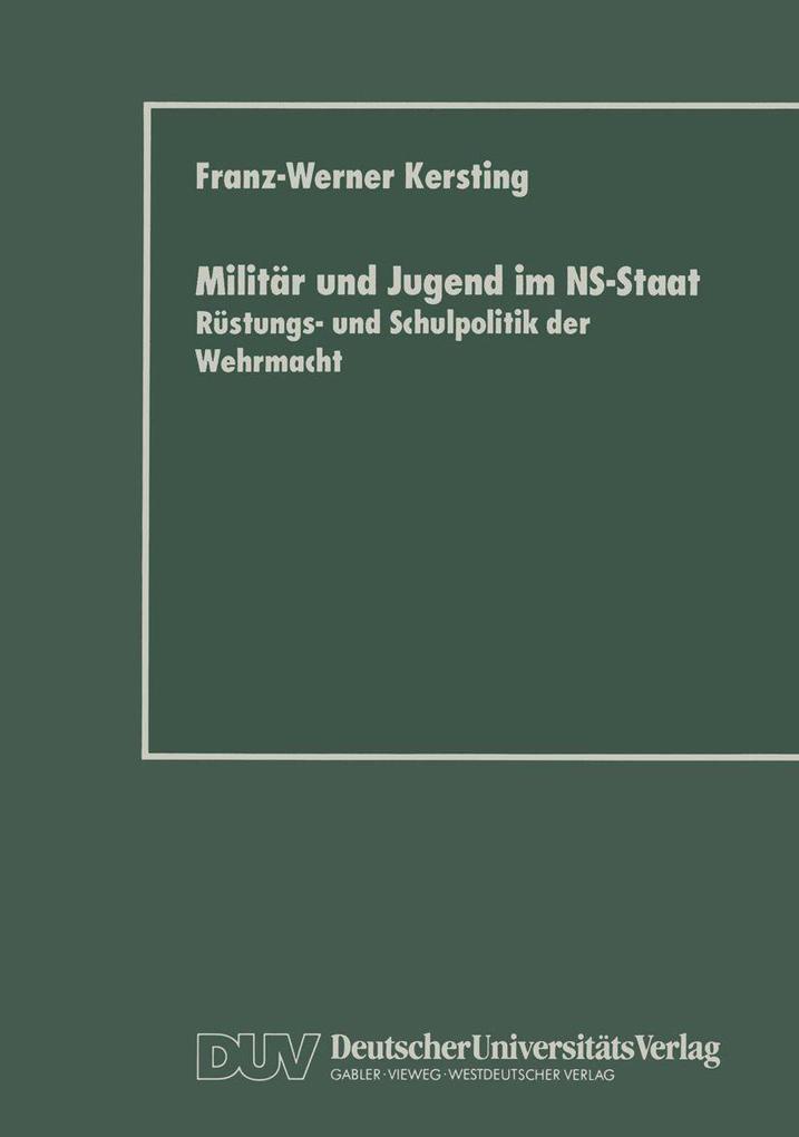 Militär und Jugend im NS-Staat