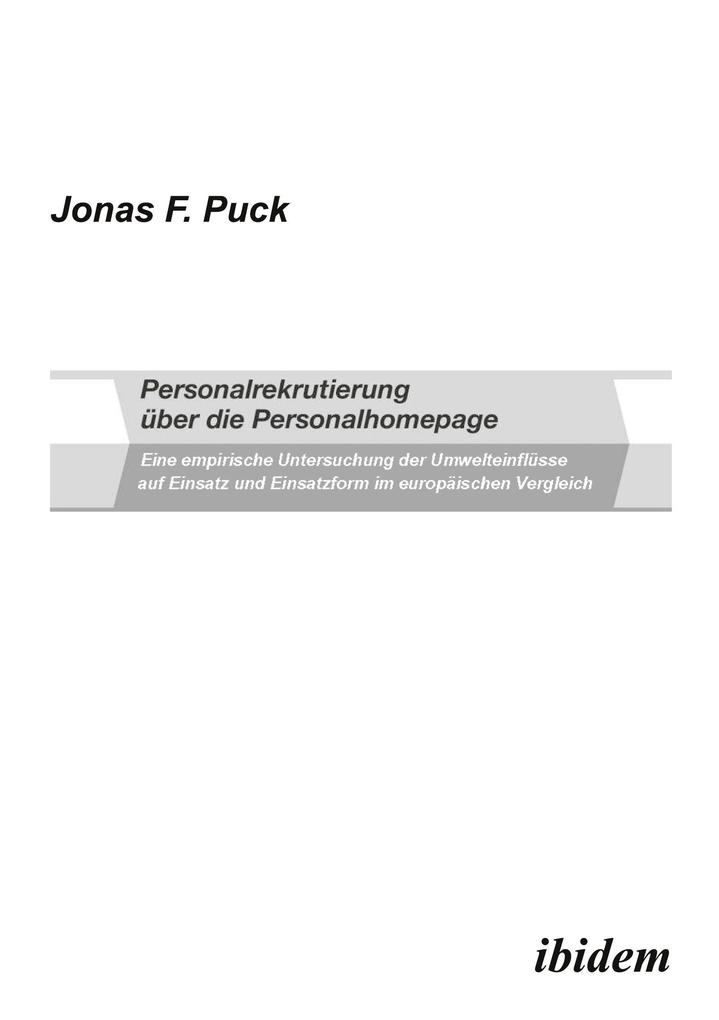 Personalrekrutierung über die Personalhomepage
