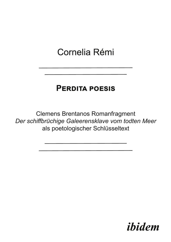 Perdita poesis
