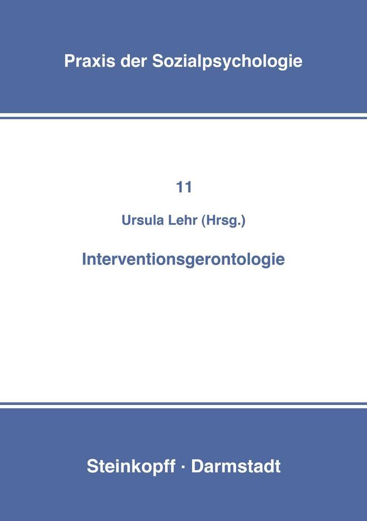 Interventionsgerontologie