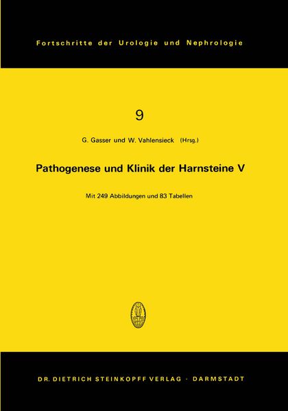 Pathogenese und Klinik der Harnsteine V