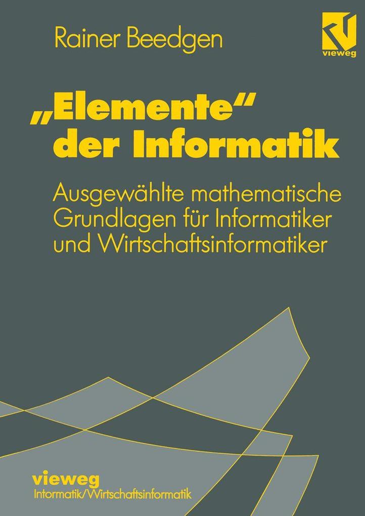 'Elemente' der Informatik
