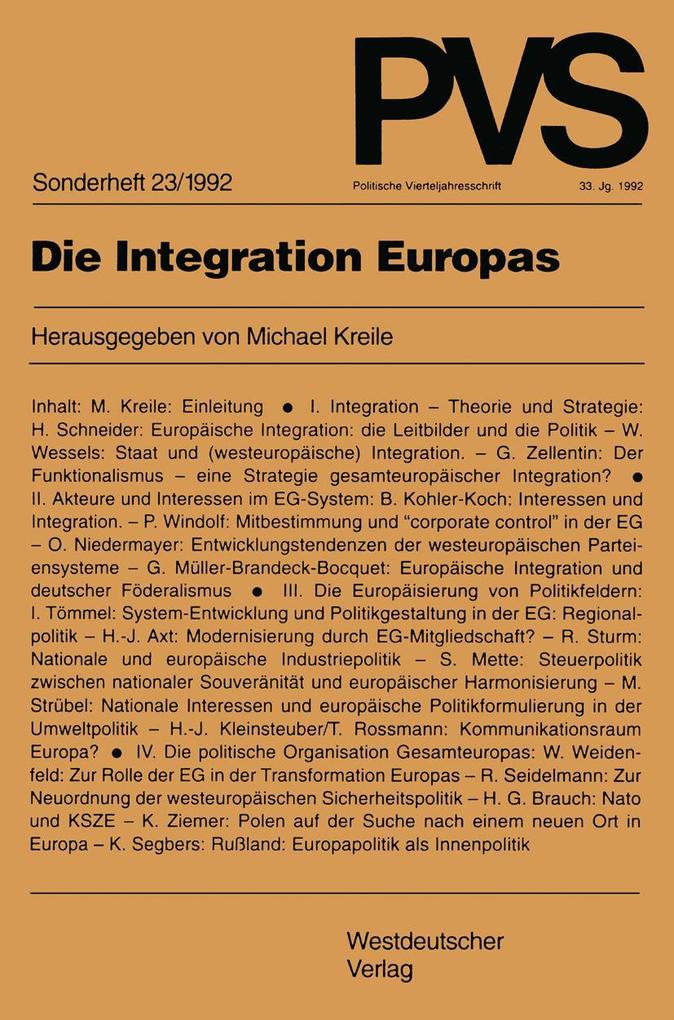 Die Integration Europas
