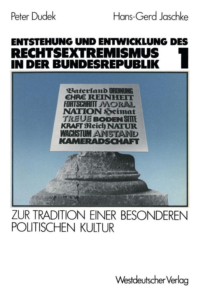 Entstehung und Entwicklung des Rechtsextremismus in der Bundesrepublik