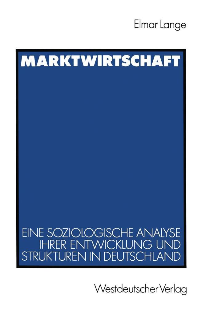 Marktwirtschaft