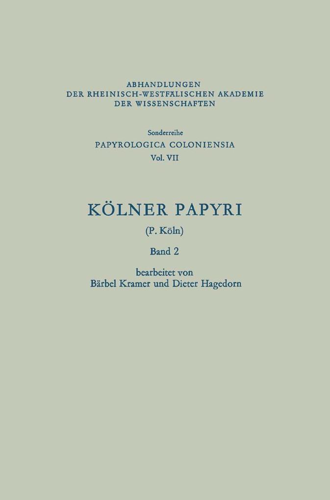 Kölner Papyri