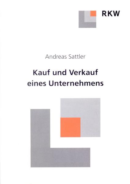 Kauf und Verkauf eines Unternehmens.