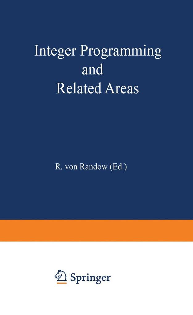 Integer Programming and Related Areas