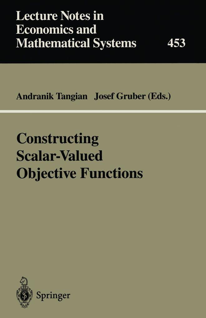 Constructing Scalar-Valued Objective Functions