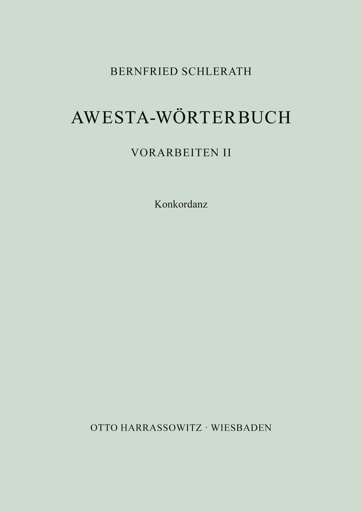 Awesta-Wörterbuch