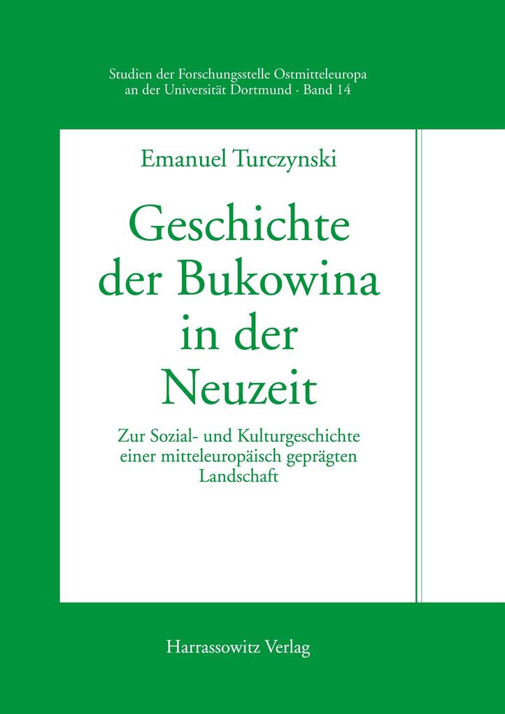 Geschichte der Bukowina in der Neuzeit