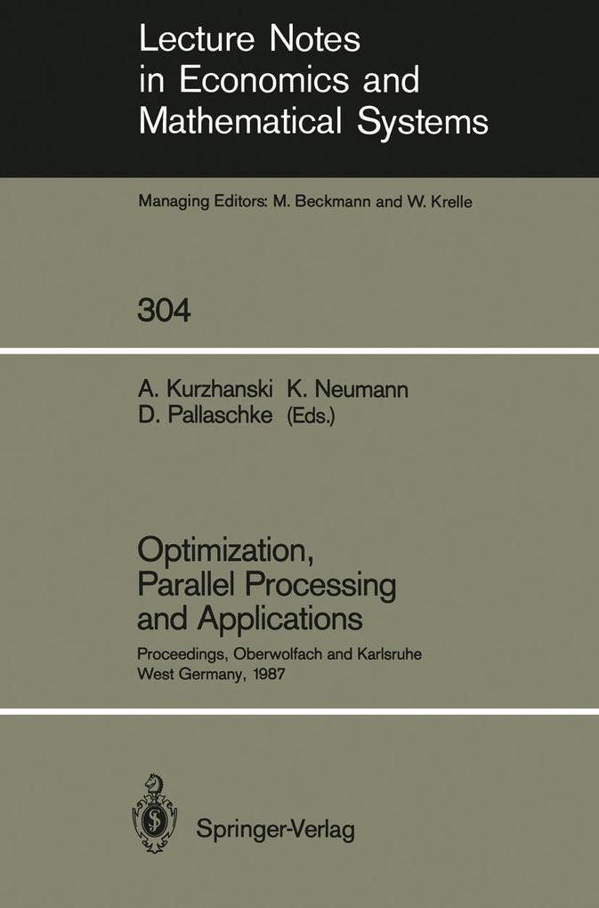 Optimization Parallel Processing and Applications