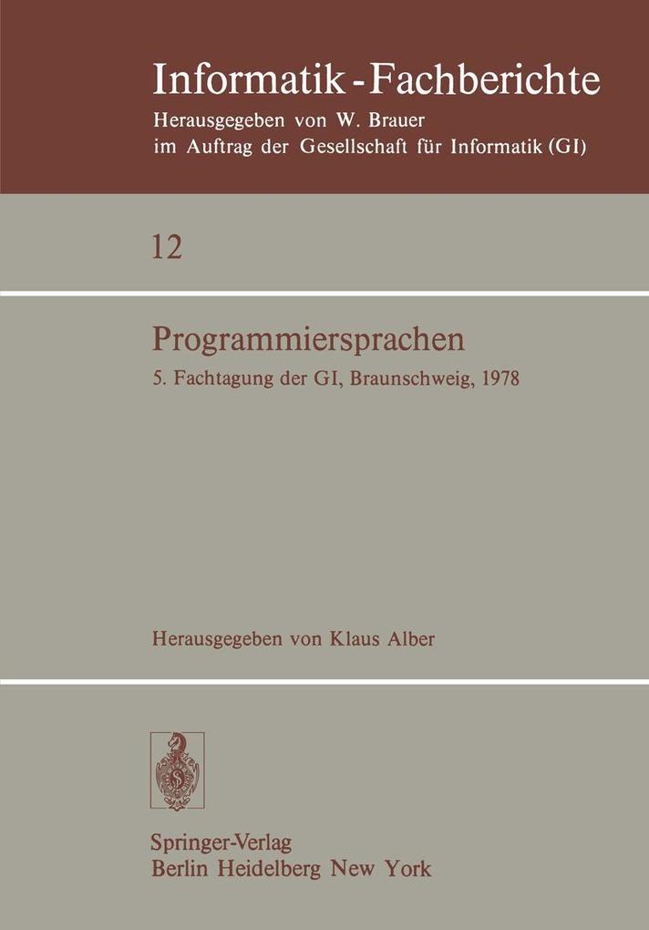 Programmiersprachen