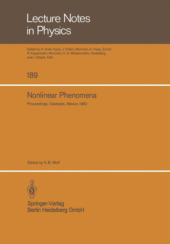 Nonlinear Phenomena