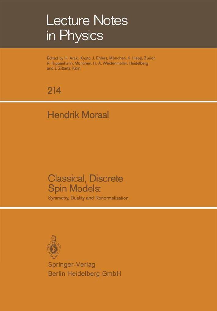 Classical Discrete Spin Models