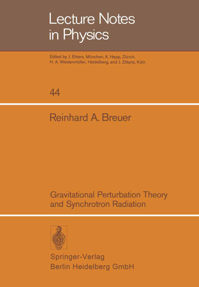 Gravitational Perturbation Theory and Synchrotron Radiation