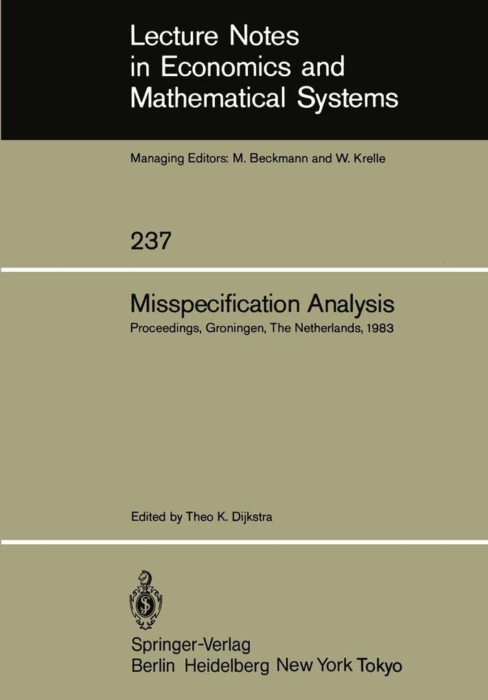 Misspecification Analysis