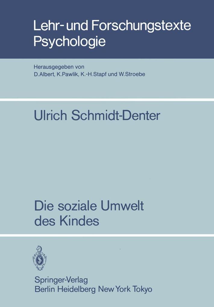 Die soziale Umwelt des Kindes