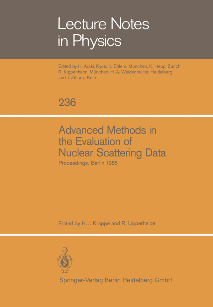 Advanced Methods in the Evaluation of Nuclear Scattering Data