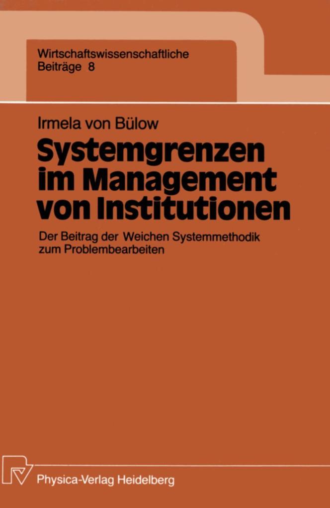 Systemgrenzen im Management von Institutionen