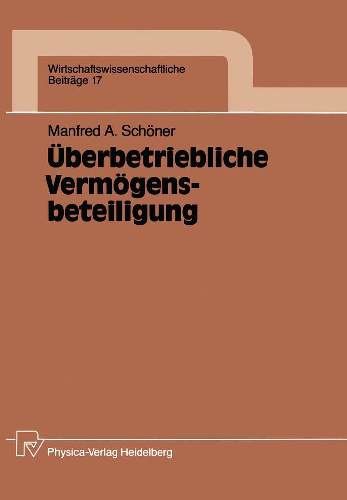 Überbetriebliche Vermögensbeteiligung