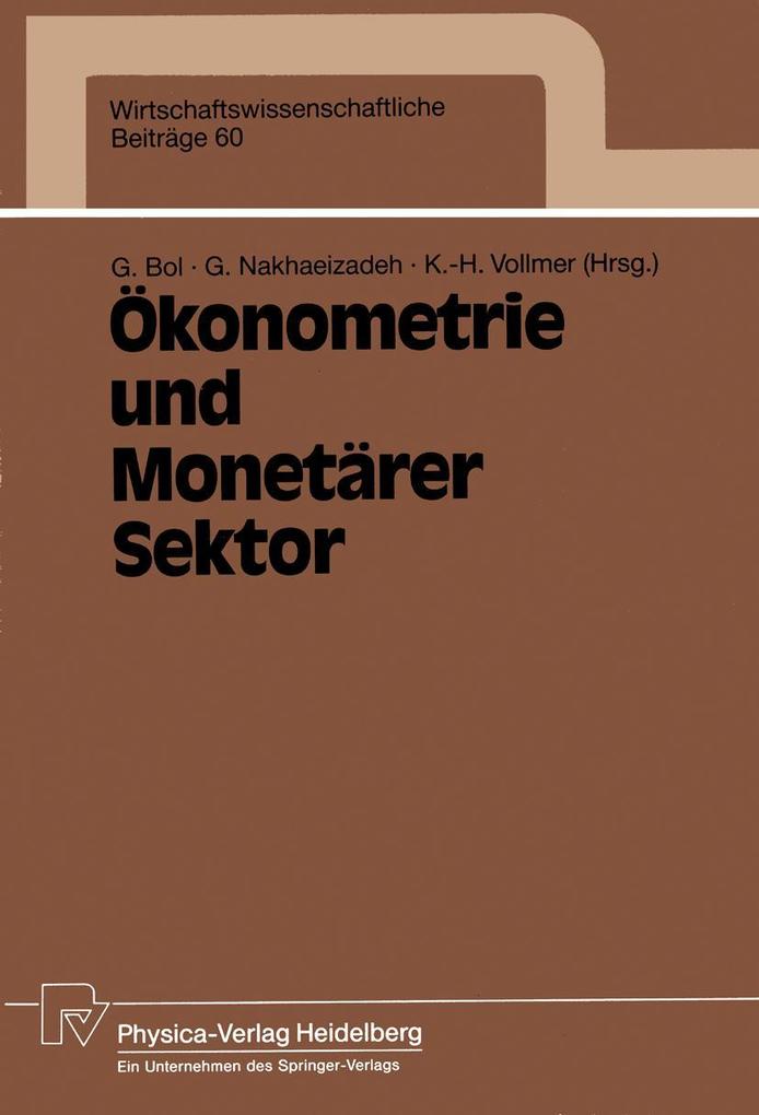 Ökonometrie und Monetärer Sektor