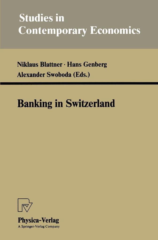 Banking in Switzerland
