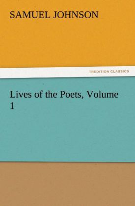 Lives of the Poets Volume 1