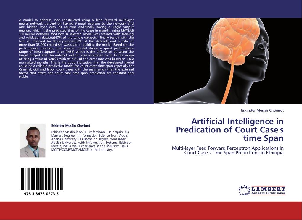 Artificial Intelligence in Predication of Court Case's time Span - Eskinder Mesfin Cherinet
