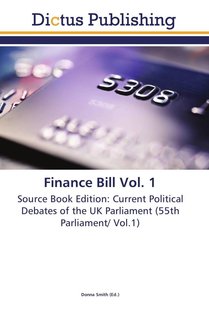 Finance Bill Vol. 1