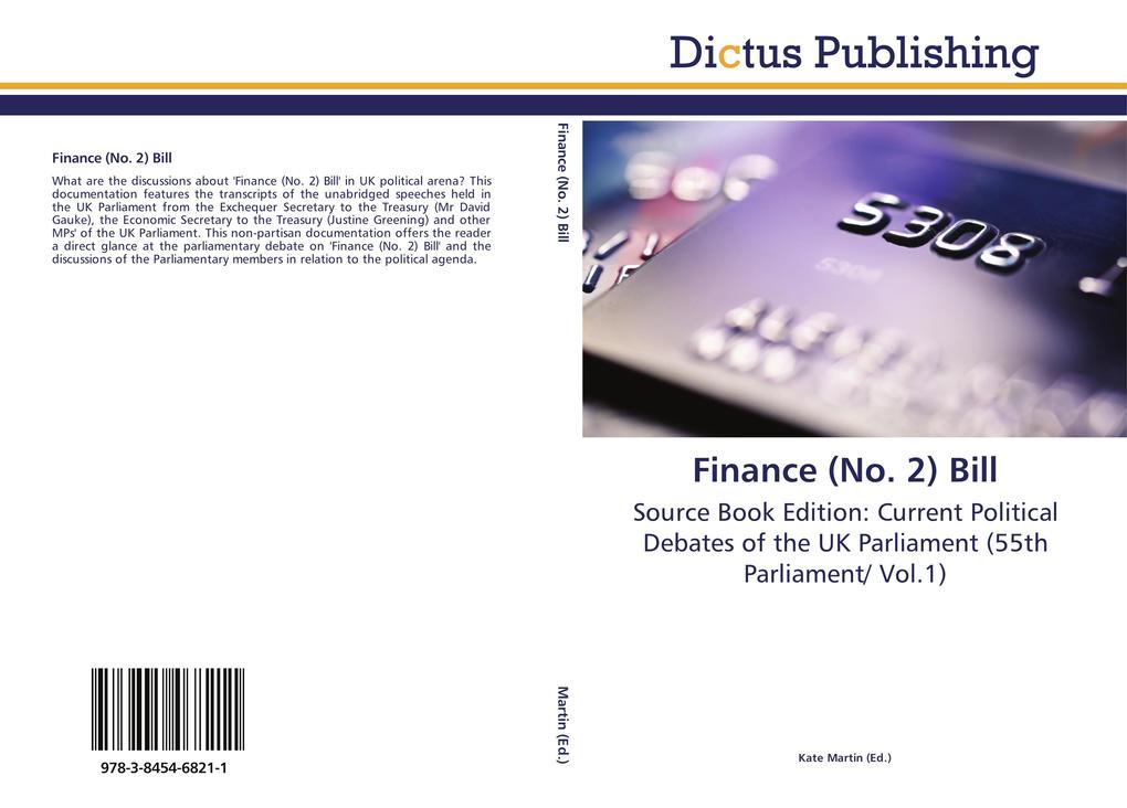 Finance (No. 2) Bill