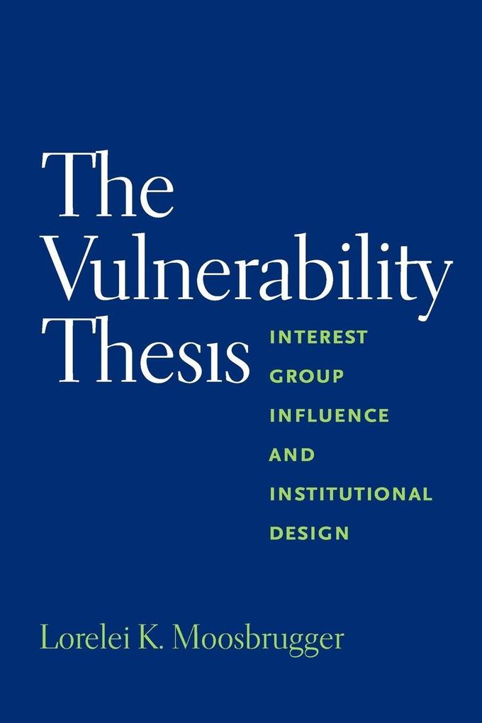 Vulnerability Thesis
