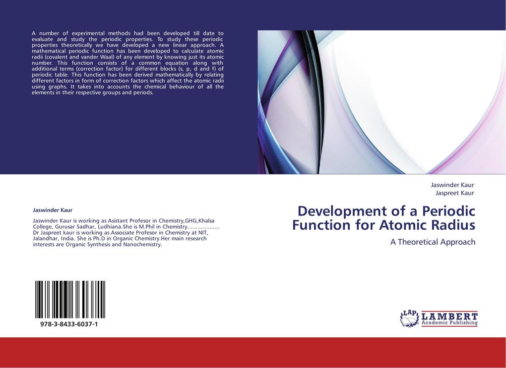 Development of a Periodic Function for Atomic Radius