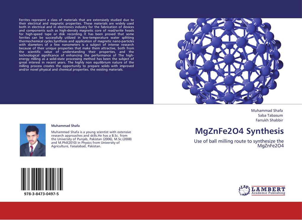 MgZnFe2O4 Synthesis - Muhammad Shafa/ Saba Tabasum/ Farrukh Shabbir