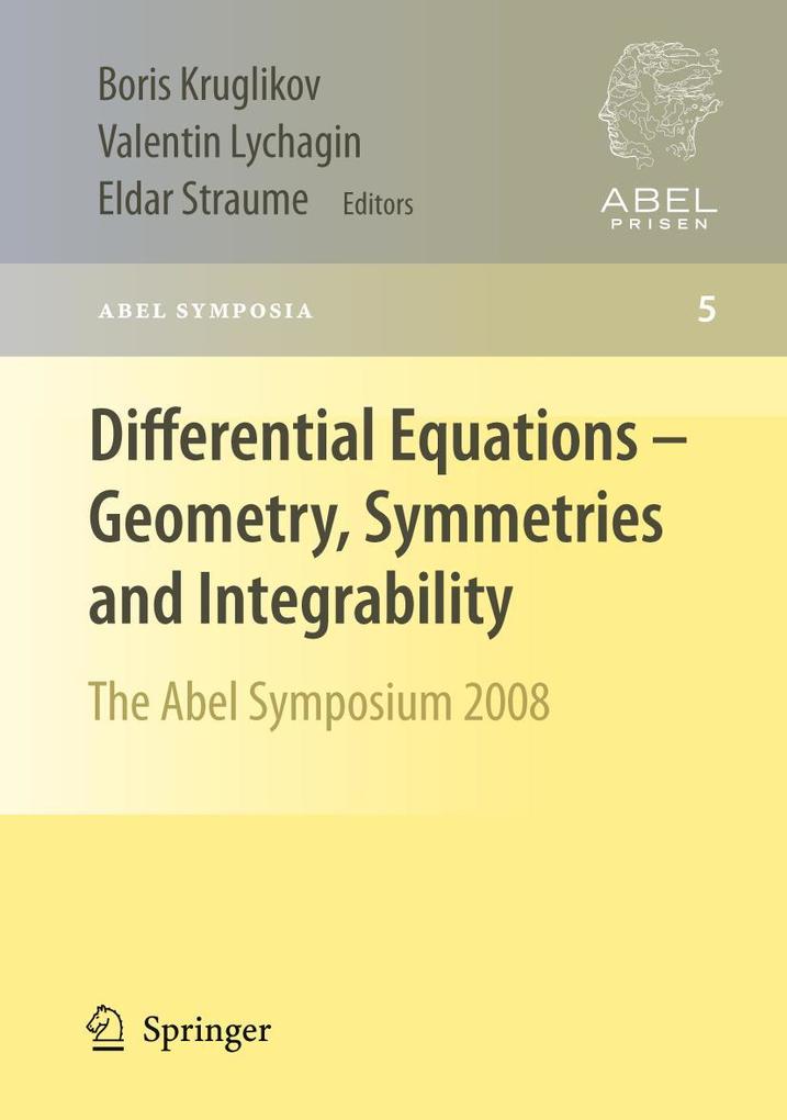 Differential Equations - Geometry Symmetries and Integrability