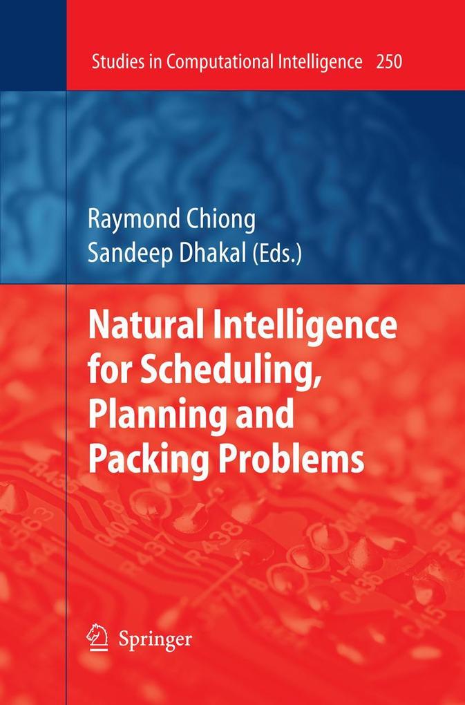 Natural Intelligence for Scheduling Planning and Packing Problems
