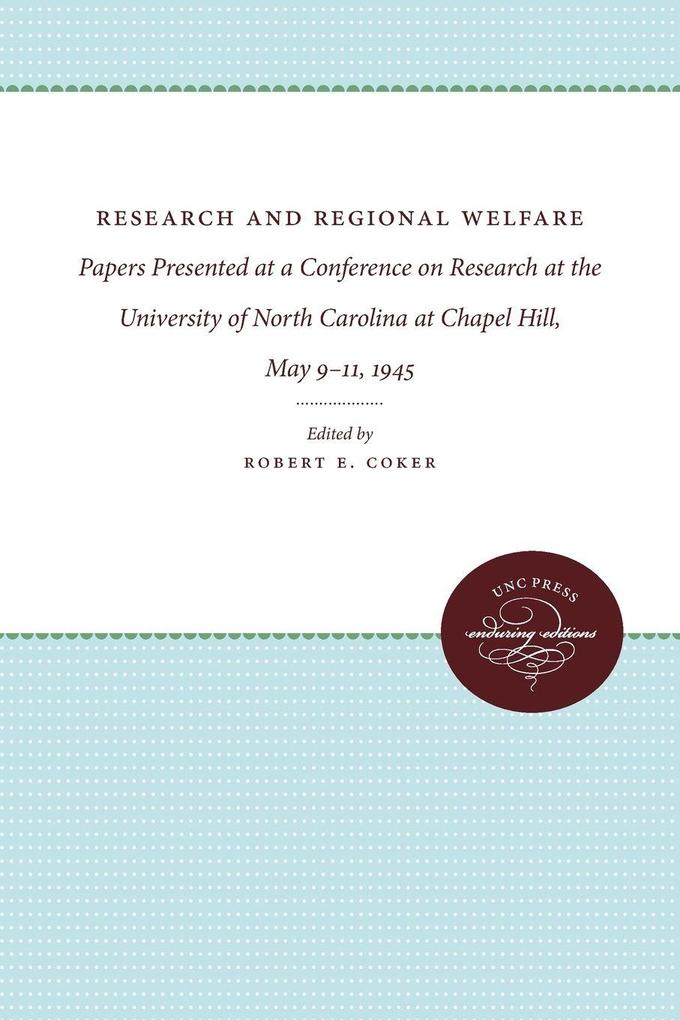 Research and Regional Welfare