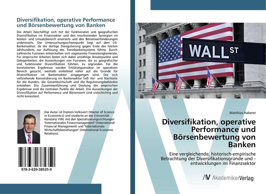 Diversifikation operative Performance und Börsenbewertung von Banken